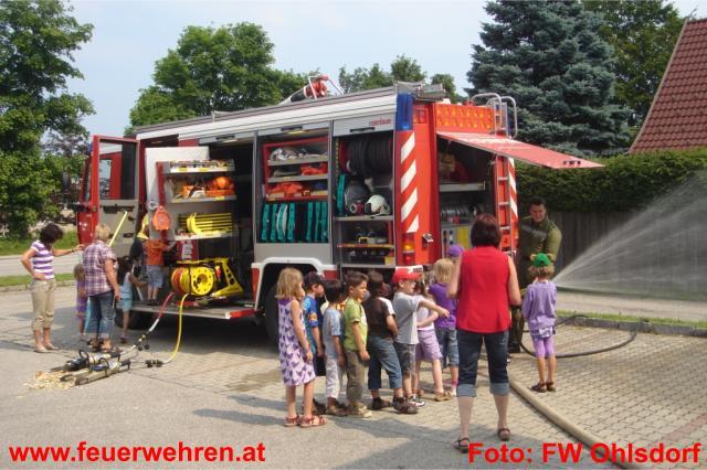 FF Ohlsdorf : Kindergarten – Schnuppertag bei der Feuerwehr