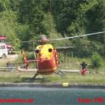 Bootseinsatz beim 22. Bergmarathon rund um den Traunsee mit Personenrettung