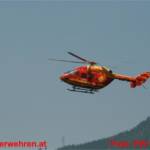 Bootseinsatz beim 22. Bergmarathon rund um den Traunsee mit Personenrettung