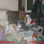 Mehrere Wohnhausanlagen in Ohlsdorf von Starkregen überflutet