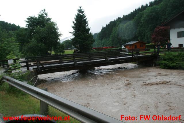 FF Ohlsdorf: Starkregen in Ohlsdorf