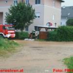 Mehrere Wohnhausanlagen in Ohlsdorf von Starkregen überflutet