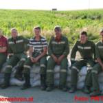 Vorbeugender Hochwasserschutz mit 900 Sandsäcken errichtet