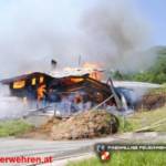 Bauernhaus in Kirchberg abgebrannt