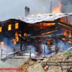 Bauernhaus in Kirchberg abgebrannt