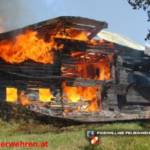 Bauernhaus in Kirchberg abgebrannt