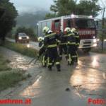 Überflutungen und Vermurungen im Bezirk