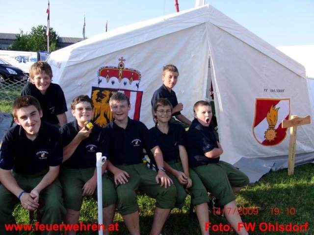 FF Ohlsdorf: Jugend beim 6. Bezirke Jugendlager