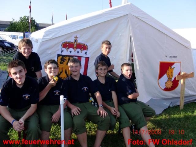 FF Ohlsdorf: Jugend beim 6. Bezirke Jugendlager