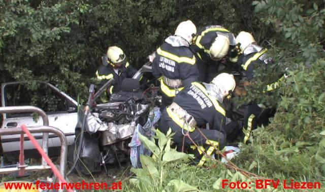 BFV Liezen: Tödlicher Verkehrsunfall bei Pruggern – B320
