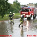 Überflutungseinsatz nach Starkregen