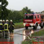 Überflutungseinsatz nach Starkregen