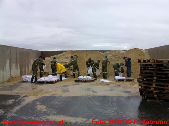 BFKDO Hollabrunn: Schwere Unwetter im Bezirk Hollabrunn