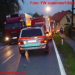 Schwerer Verkehrsunfall auf der L302 in Judendorf-Straßengel
