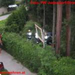 Schwerer Verkehrsunfall auf der L302 in Judendorf-Straßengel