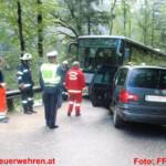 FF Weng: Taxiunternehmen kollidiert mit Linienbus