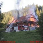 Wirtschaftsgebäudebrand in Pichl-Preunegg