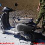 Neues Moped bei Brand in Ohlsdorf völlig zerstört