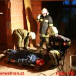 FF Ohlsdorf: UE Zwei Personen verunglückten auf Baustelle