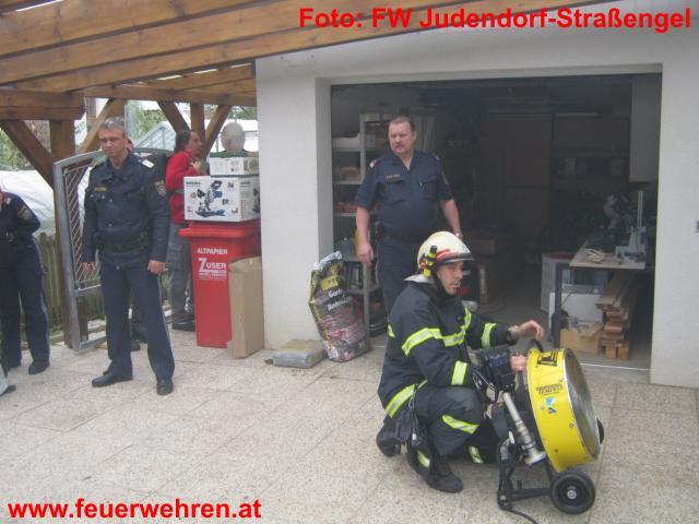 FF Judendorf-Straßengel: Brand in einem Badezimmer