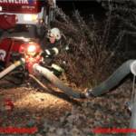 Brandübung - Radladerbrand in Altreifendeponie