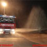 Brandübung - Radladerbrand in Altreifendeponie