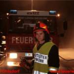 Brandübung - Radladerbrand in Altreifendeponie
