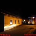 Haus in Flammen - Wohnungsbrand im Stadtzentrum von Bleiburg 1 Wohnungsbrand im Stadtzentrum von Bleiburg