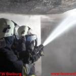 Haus in Flammen - Wohnungsbrand im Stadtzentrum von Bleiburg 6 Wohnungsbrand im Stadtzentrum von Bleiburg