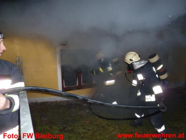 Haus in Flammen – Wohnungsbrand im Stadtzentrum von Bleiburg