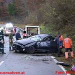 Schwerer Verkehrsunfall auf der B25 beim „Toten Mann“ in Palfau