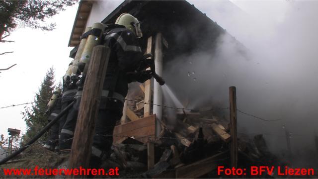 BFV Liezen: 3 Feuerwehren vereitelten Großbrand