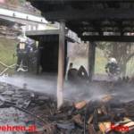 3 Feuerwehren vereitelten Großbrand in Ramsau-Leiten