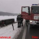 BFV Liezen: Gefahrguttransporter verunglückt