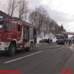 Schwerer Verkehrsunfall mit 4 PKW / 5 Verletzten
