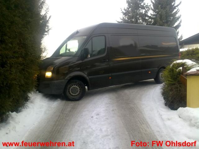 FF Ohlsdorf: Wendemanöver missglückt – Fahrzeugbergung