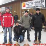 Florianijünger bei der Ohlsdorfer Birnstockolympiade
