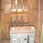 Elektroverteilerbrand mit CO² gelöscht