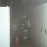 Elektroverteilerbrand mit CO² gelöscht