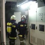 Elektroverteilerbrand mit CO² gelöscht