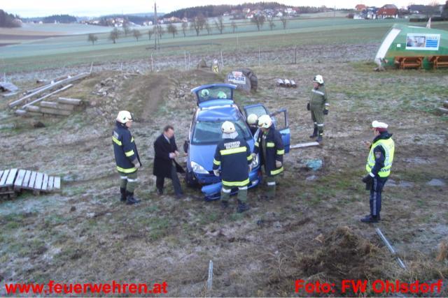 FF Ohlsdorf: Schwerer Verkehrsunfall