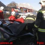 Schwerer Verkehrsunfall fordert 2 Schwer- und 3 Leichtverletzte