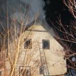 Dachstuhlbrand am Anton Bauer Weg