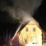 Dachstuhlbrand am Anton Bauer Weg