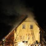 Dachstuhlbrand am Anton Bauer Weg