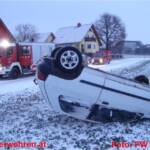 FF Ohlsdorf : Winterliche Fahrverhältnisse sorgten für Unfälle