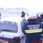 Winterliche Fahrverhältnisse sorgten für zwei Unfälle in Ohlsdorf