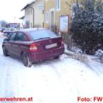 Winterliche Fahrverhältnisse sorgten für zwei Unfälle in Ohlsdorf