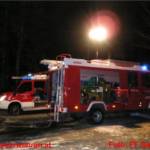 Brand einer Mauthütte