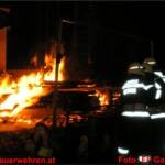 FF Gaishorn/See: Brand einer Mauthütte
